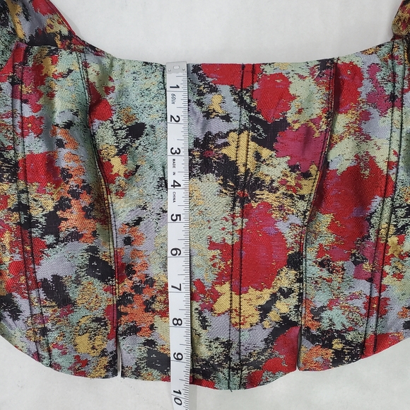 Free People Women’s “Bali Carousel” Corset Off-the-shoulder Top XSmall - Picture 12 of 14